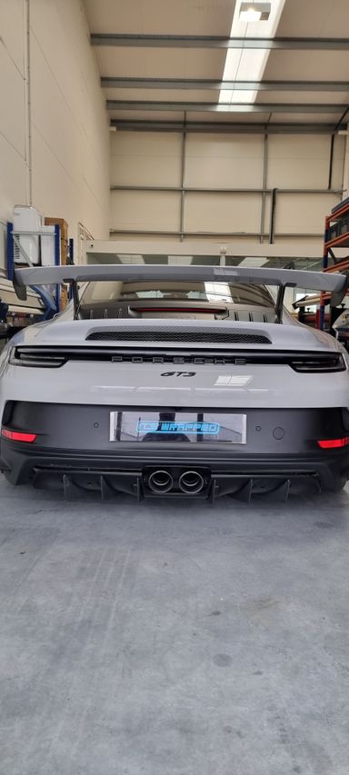 Porsche Matte Black Wrap