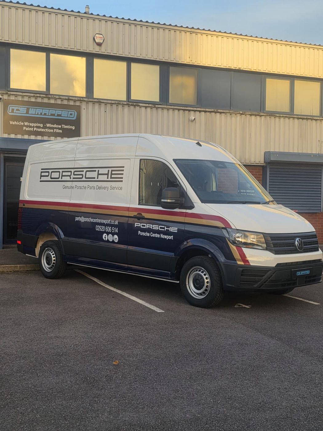 Commercial van livery and signwriting by IT's Wrapped Cardiff