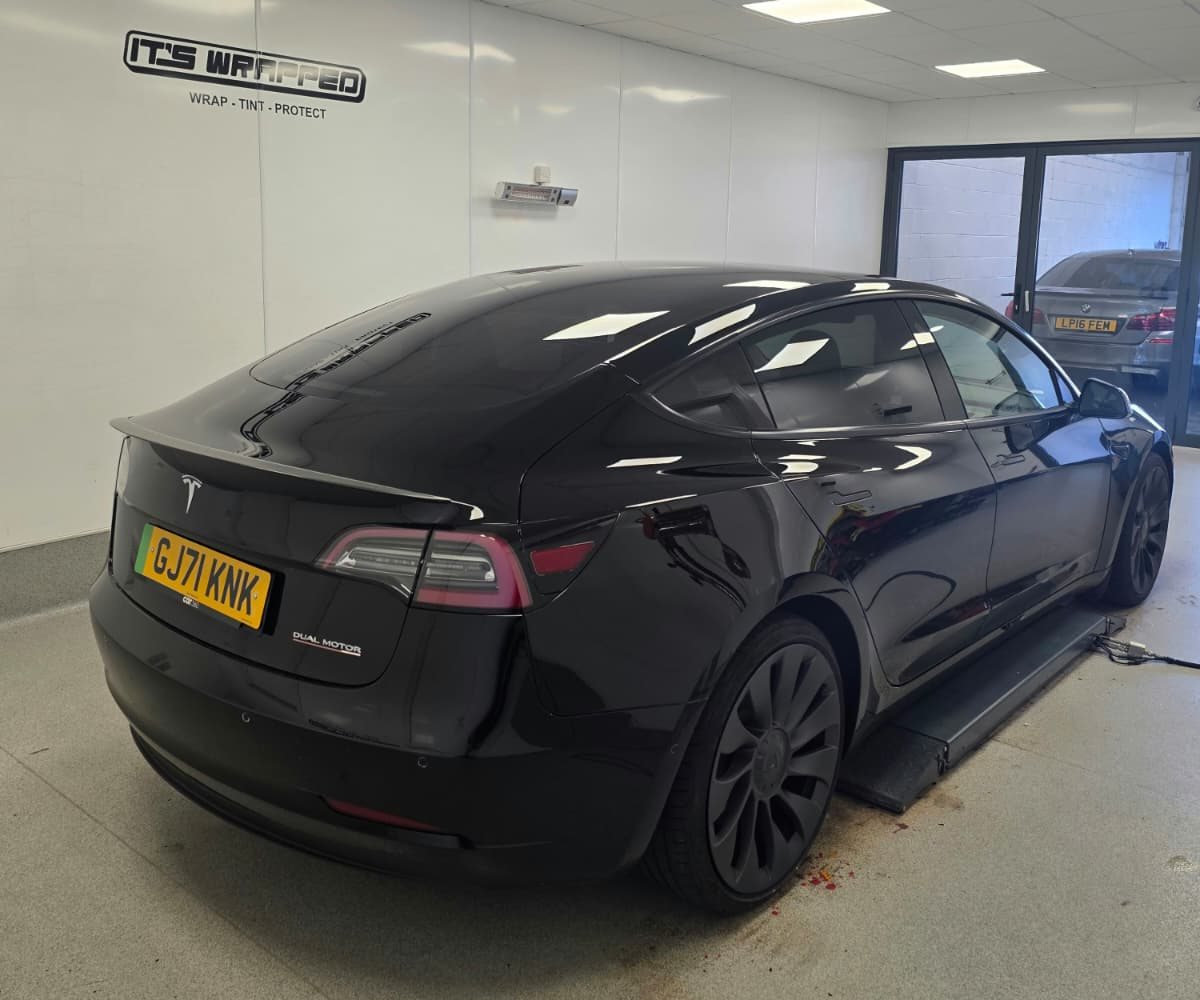 Tesla Model 3 — Paint Protection Film, Cardiff